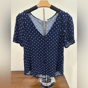 Elodie Polka Dot Blouse